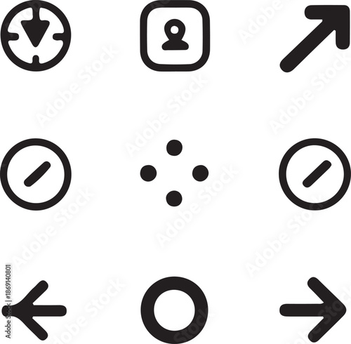 Minimal Icon Sheet Pack Flat UI Icons for Web & Mobile Design