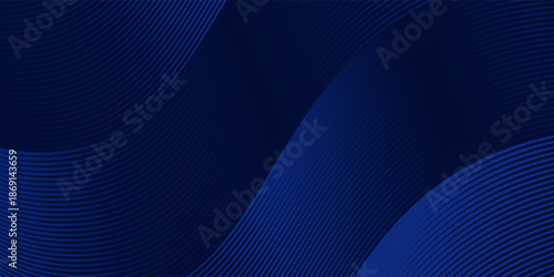 Premium background design with diagonal dark blue lines pattern. Vector horizontal template for digital luxury business banner