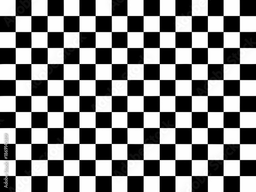 A seamless black and white checkered pattern covering the entire image