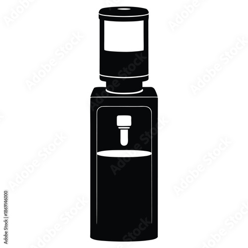 water dispenser on white background