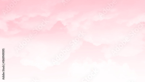 Abstract blurred background pink sky with white clouds. Pink sky with white clouds. valentine's day sweet dream background love and happiness