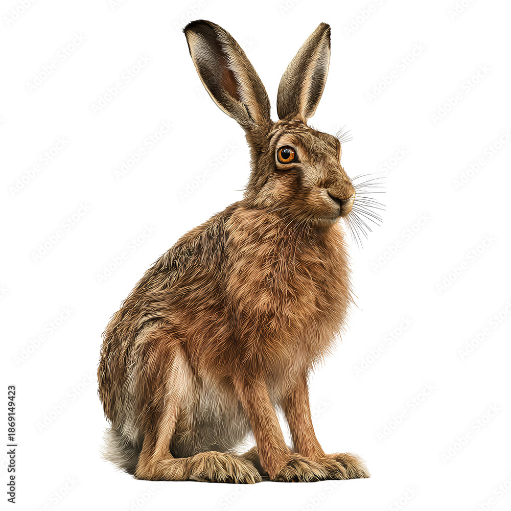 Obraz premium rabbit on transparent