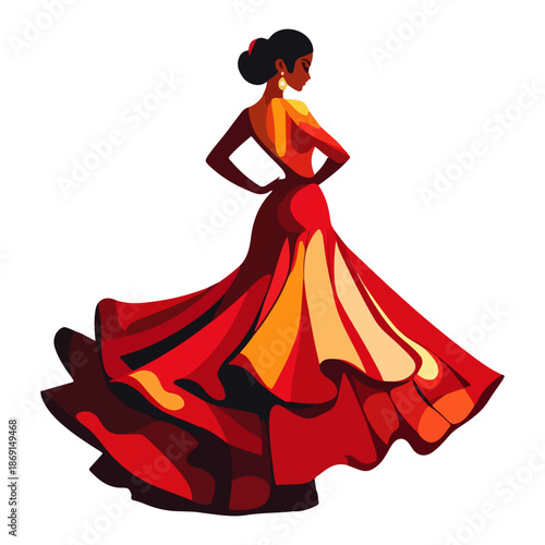costumes, dance, spain, seville spring festival, celebration, vector, transparent background, woman, dress, beauty, fashion, lady, dancing, costume, dancer, traditional, person, clothing, culture, sty