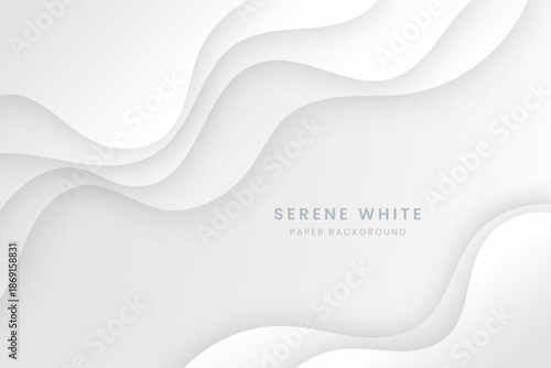 White gradient background with waves-EPS05