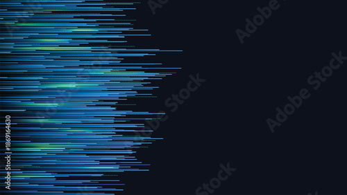 Abstract Digital Data Lines Technology Background
