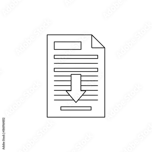 Close-up of a Hand Clicking on a Digital Download Button on a Modern Laptop Screen