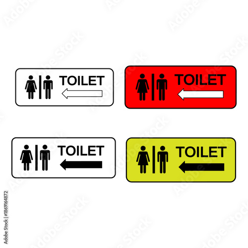 TOILAT SIGN SILHOUETTE PACK