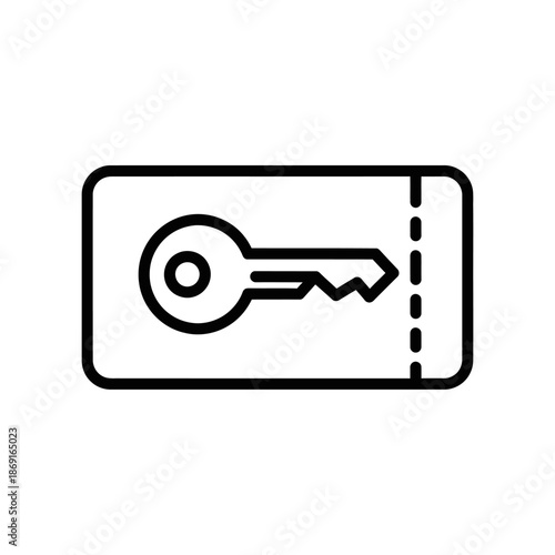Close-up of a Key on a Keyring for Security Access and Lock Mechanisms