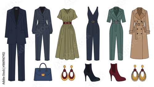 Elegant women's clothing and accessories for fashion and style