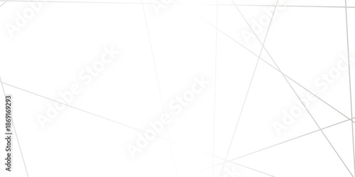 Minimalist abstract white background featuring thin gray intersecting and overlapping lines in a chaotic geometric formation, creating a modern tech-style crisscross linear texture design