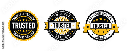 Trusted Seller Emblem Vector Set