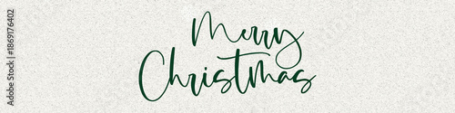 Merry Christmas Banner.