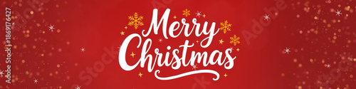 Merry Christmas Banner.
