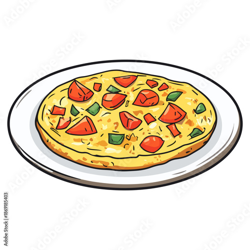 spanish bacon, food, seville spring festival, celebration, vector, transparent background, isolated, tasty, snack, delicious