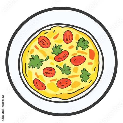 spanish bacon, food, seville spring festival, celebration, vector, transparent background, isolated, tasty, snack, delicious