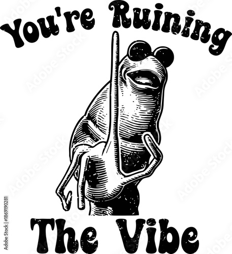 Marcus The Worm You’re Ruining The Vibe PNG SVG, Marcus The Worm Meme SVG