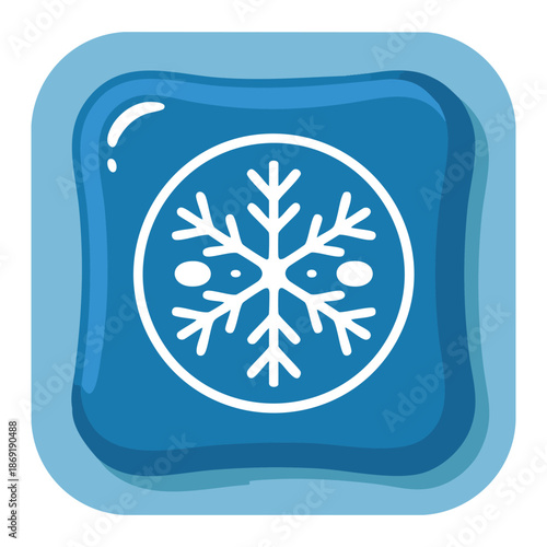 Vector illustration of medical cold pack gel first aid kit equipment isolated on white background perfect for healthcare safety medical and emergency concepts