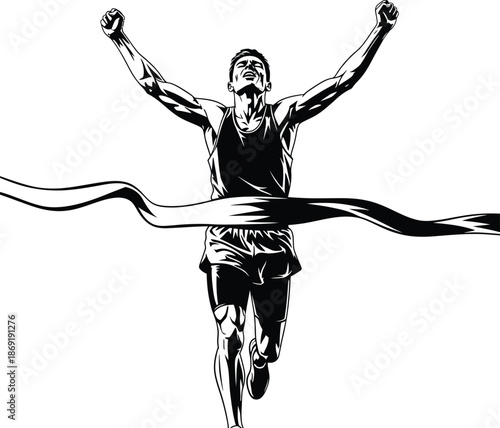 Detailed illustration of a wasp in profile view