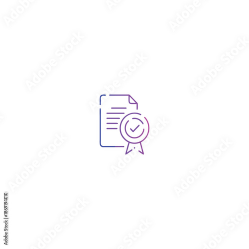Certified-make-a-very-nice-line-art-Vector Illustration.