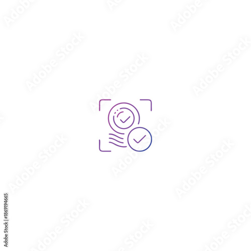Verified-icon-make-a-very-nice-line-art-Vector Illustration.