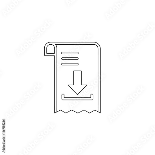 Close-up of a receipt with barcode and transaction details for payment processing or shopping records