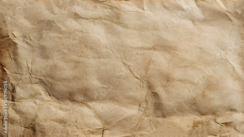 Old brown craft paper vintage background vector. Carton cardboard pattern. 