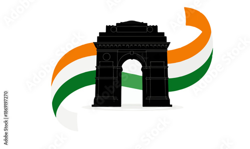 india gate vector