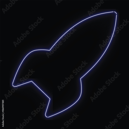 Glowing blue outline of a stylized number 29 on a black background