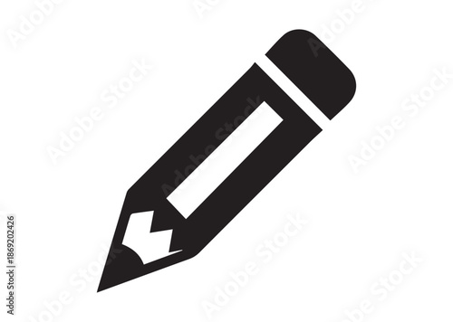 Pencil icon, Pencil solid Vector