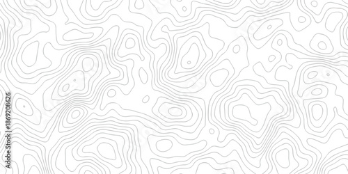 Topography lines seamless paper design. topography counter map. geometric line technology topo landscape grid map texture.