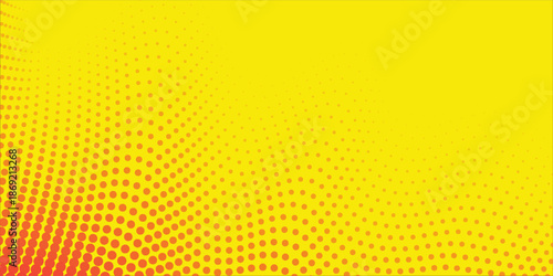 Dotted, Pop Art Background, Pop Art Pattern. Symbolic Background of Art of 1960s. Seamlessly Repeatable.