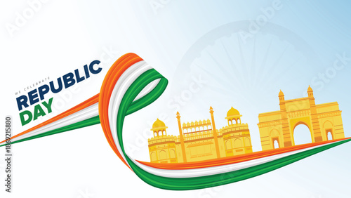 26th January  77th Happy Republic Day Celebration Social Media Post , Web Banner , Print , Status , Story 
