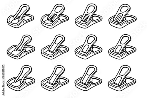 Icons clip vector icon lift shading central underside highlight frame cavity utensil