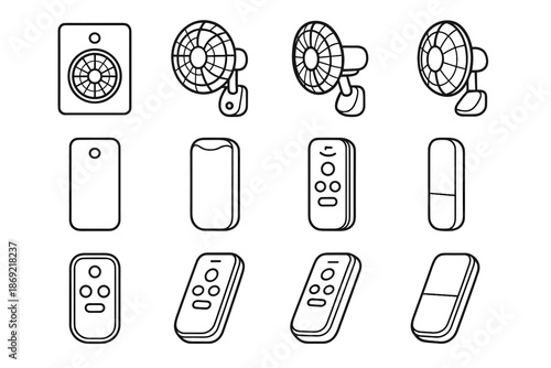 Outline tilt slab mounted structural fan wall panel icon pads line belt