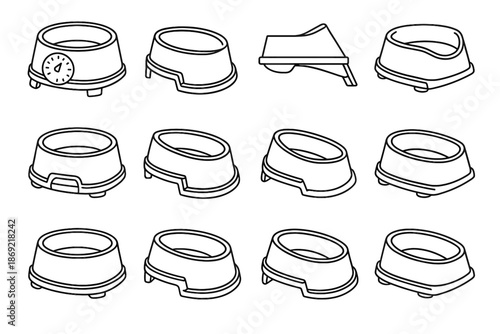 Highlight seam tilt icons pet traction patch icon vector timer shading corner