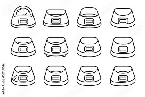 Vector pads shading structural pet dash patch underside plate icons icon contour