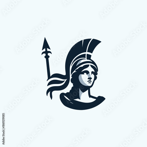 Acropolis Athena Goddess Logo