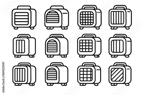 Slab surface highlight grip icons icon stroke vector heater arc heat mini