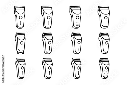 Vector tile minimal line contour grip pads crest grid icon curve outline