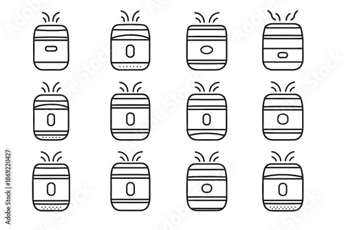 Grip vector ridge grid minimal surface stripe tilt curve icon shading arc