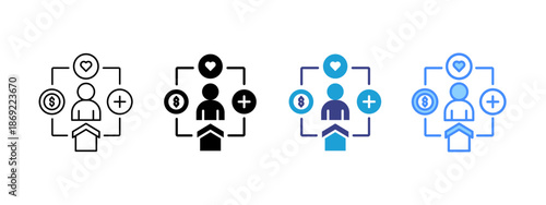 Needs icon set multiple style collection