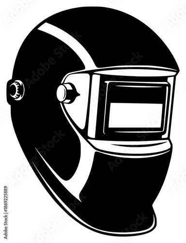 a black and white icon of a helmet, black, head, helmet, icon, illustration, picture, against transparent background