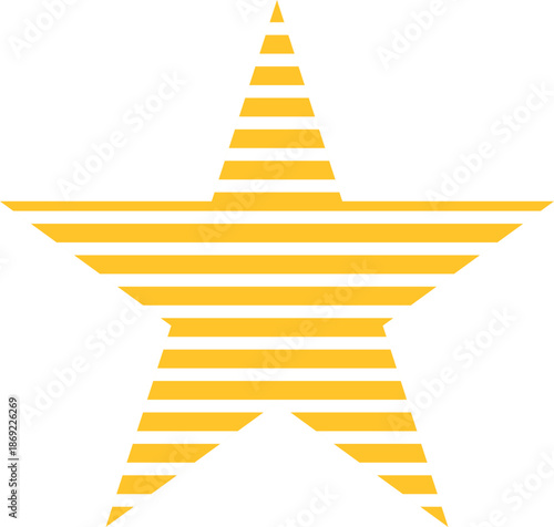 alternating yellow and white stars