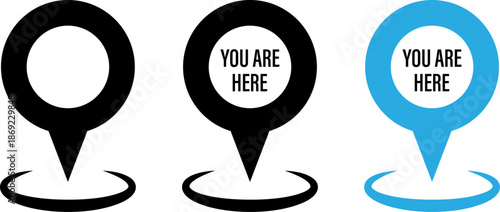 You are here map marker icon