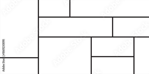 Template photo collage vector 8 pictures. Blank style moodboard, album, photo frame mockup for memory and portfolio.eps10