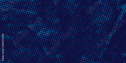 Abstract vector blue wavy halftone background. Dot pop art sport style vector. modern design