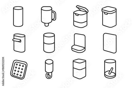 Icon tray slot point pad toothbrush back icons mount vector holder paste