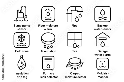 Vector tools leak garage moisture backup detector insulation water zone basement mold