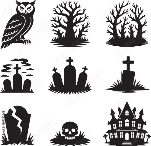 “Haunted Night: Ghosts, Graves & Shadows”