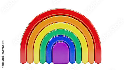 3D Rainbow Arch Toy